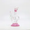 New pot-belted cartoon hookah 7.5-inch cute lady glass bong smoking