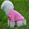 Fashion Dog Apparel Spring Summer Färgglada Pet Clothings Porous Material Små Baby Pet Polo Shirts