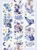 Present Wrap Fairy Blue Butterfly Girl Pet Tape för kort som gör DIY Scrapbooking Decorative Stickergift