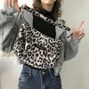 Bolsas de noche Hylhexyr Leopard Print Tote Bag 2022 Moda de alta calidad Soft Suede Bolso de mujer Viaje Barril Hombro Axila BagEveni