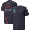 Terno de corrida F1 Team joint top Masculino casual respirável de secagem rápida camiseta da série de corrida