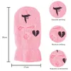 Fashion Neon Balaclava Threehole Ski Mask Tactical Full Face Winter Hat Party Limited вышивая кость Masculino 220108234Z34145511