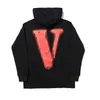 mens hooded hooded sweater for lovers big V print loose size loose coat hoodies jackets coats