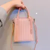 Jiang 2022 New Women's Shoulder Bag Trending Style Fashion Transpatent Pu Jelly Designer Brand Handbags Beach Female Purse