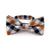 Britse stijl boog banden vintage bloem plaid jacquard voor mannen mode casual bruidegom bowties bruiloft floral skinny cravat