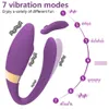 G Spot U Silicone Stimulator USB Rechargeable Dildo Wireless Vibrator 10 Modes Double Vibrators sexy Toy For Woman Beauty Items