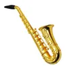 Unika saxofon mini bärbara rökrör metall guld tobak ört rör ogräsetillbehör gåvor till män