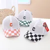 Summer Children Caps Fashion C Embroidery Cotton Mesh Breathable Sun Cap Kids Boy Girl Adjustable Hip-hop Baseball Cap 2-6 Years