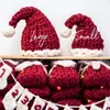 3 stilar ull stickade hattar för vuxen barn jul hatt mode hem utomhus höst vinter varm mössa jul gåva 0824