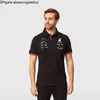 Erkekler Petronas Designer Luxury T Shirtler Mercedes AMG Top F1 Formula One Racing Polos Kadın Günlük Kısa Kollu T-Shirts Benz Polo Lewis YK8Z