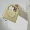 Comestic Handbag Portable Clutch Candy Cream Yellow Tote Bag Lagringsväskor för kvinnor Plånbok Purse Craft Gift G220531