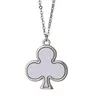 DIY Sublimation Blanc Pendentif Collier Transfert De Chaleur Souhaitant Bouteille Pêche Coeur Colliers Mode Cadeau De Vacances RRA415