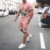 2022 tute da uomo estive moda stampata set di t-shirt casual tute designer pantaloncini a maniche corte abiti abbigliamento sportivo