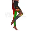 Dwuczęściowe spodnie kobiet faraon z Egipt 3D zbiornik z czołgiem najlepsze kombinacja nóg strój jogi fitness Womenwomen's