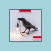 L￢mpada de parede home deco el suprimentos jardim italiano seletti pird bird resin animal n￳rdico sala decora￧￣o de lumin￡ria entrega 2021 b0cly