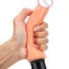 Olo sexy speelgoed voor vrouw buig zachte enorme penis volwassen producten verwarming vibrator g spot vagina anus stimulatie realistische dildo