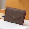 Klassische Blumenplaidmünze Geldbörse Victorine Wallet Designer Frauen Männer Kurzabrechnungskartenhalter Press