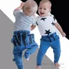 Zomer jongens gat cartoon jeans meisjes brief gedrukt wassen water denim broek designer kinderkleding kinderen zachte cowboy shorts Q6675613162