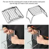 BBQ Outdoor Home Cage Portable Mini Cainfire do kempingu narzędzia do grilla składane grilla grilla ruszt piknikowy zaszyfrowany stal nierdzewna 220510