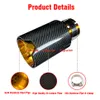 1 styck M Performance Style Gold Inner Pipe Carbon Fiber Egition ljuddämpare för BMW F30 F31 F20 F22 F23 F32 F33 F36 F10 F12