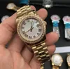 high-end quality 26mm fashion gold Ladies dress watch Diamond sapphire mechanical automatic women's watches Stainless steel strap bracelet Wristwatch box bags ring