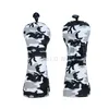 Golf Club Headcover for #1 Driver #3 #5 Fairway Wood Head Camouflage Pattern 4Pcs/Set Grey 220613