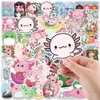 Nieuwe sexy 50 stks dier schattige axolotl cartoon stickers stickers diy fiets bagage skateboard laptop plakboek graffiti sticker joch klassiek speelgoed