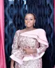 ASO EBI Arabe Sparkly Sirène Gold Soirée à manches longues à paillettes Prom Robes de promole à bas prix Fête Forme BRIDES BRIDES