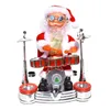 Juldekorationer Electric Santa Claus Music Instrument Spela Xmas Toy Party Ornaments PendantChristmas Dekorationer Christmas