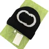 Doppia g Lettera Cappello di lana Autunno e inverno per bambini Cappello freddo Tempo libero Stile straniero Cappello lavorato a maglia caldo Marea