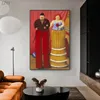 Fernando Botero Famous Canvas Oil Målning Fat Par Dancing Affisch and Print Wall Art Bild för Livin Room Home Decoration264p