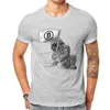 T-shirts masculins crypto-monnaie btc mineur tshirt classique tops streetwear graphiques plus taille