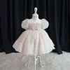 Robes de fille dentelle Tutu fille bébé vêtements de baptême robe pour mariage robe de baptême infantile 1 an fête d'anniversaire porter Vestidos