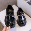 Classic Children Shoes Casual Sneakers Boys Girls Wedding Party Formal Leather Shoes Kids Slip-on Loafers Flats Simple Oxfords