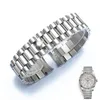 Titta på Bands Band för Datejust Day-Date Oysterpertual Date rostfritt stål Strap Accessories 20mm armband