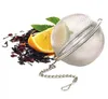 UPS Nytt rostfritt stål Sphere Locking Spice Tea Ball Coffee Tever Tools Siler Mesh Infuser Te Siler Filter Infusor4190308