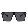 نظارة شمسية مربعة كبيرة الحجم نساء مسطح أعلى جافا الظلال لنظارات الشمس okulary الفاخرة UV400Sunglasses