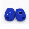 Couvercle de la clé de voiture en silicone 2 boutons Couverture en caoutchouc de silicone