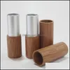 Packing Bottles Office School Business Industrial 4G Empty Bamboo Lipstick Tube Lip Gloss Filling Balm Tubes Cosmetic Packaging Material C