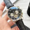 Multi-functional boutique watch Luxury atmosphere OMG 42mm Automatic machine movement leather strap