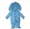 Stage Fursuit Blue Dog Mascot Costuums Carnival Hallowen Gifts Unisex volwassenen Fancy Party Games Outfit Holiday Celebration Catoon Character Outfits