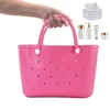 Eva Strand Tassen voor vrouwen Beach Tote Waterdichte Sandproof Reistassen Wasbare Rubber Handtas Voor Boot Zwembad Sport Gym 220608