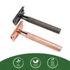 Haward Rose Gold Razor SetReable Eco Friendly Friendly Edge Safety Lazor for Women1 Razor 1 Blade Disposal Case10 Blades 220622