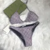 2022 Hemtextil underkläder baddräktdesigners bikini kvinnor badkläder baddräkt sexig lyx sommar bikinis kvinnans designer kläder