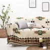 Blankets Geometric Knitted Sofa Throw Blanket Boho Knit Chair Couch Cover Towel Carpet Soft Plaid Bed Tapestry Bedspread