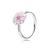 NEU 2017 100 % 925 Sterling Silber Magnolia Bloom Frühlingsblumen Ring Geschenkset Charms Ringe Fit DIY Original Schmuck Ein Set AA220315