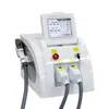 2 In 1 OPT IPL Permanent Hair Remover Q Switched Freckle Pigment Removal Carbon Peel Tatoo Removal Yag Nd Laser Machine