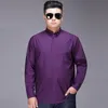 Camisas de vestir para hombres Camisa de primavera Manga larga Tamaño 8xl 9xl 10xl Vino rojo Púrpura azul marino Blanco negro de gran tamaño 150 kg 58