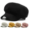 Berrette di pile anice sboy berretto da donna letterario vintage snapback femmina ottagonale inverno cappello per leisure designer francese hatberit