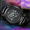 Reloj de movimiento mecánico de cuarzo para hombre, reloj de zafiro de cristal de alta resistencia importado de Japón, reloj de pulsera de lujo de negocios europeo Monterey